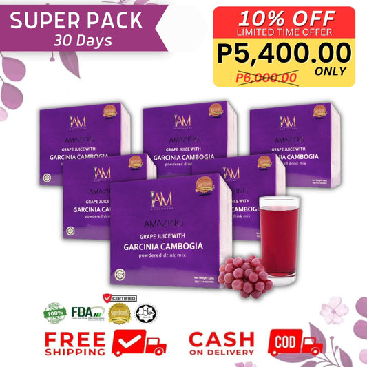 SLIMMING SUPER PACK - 6 BOXES (Good for 30 days, Twice a day)
